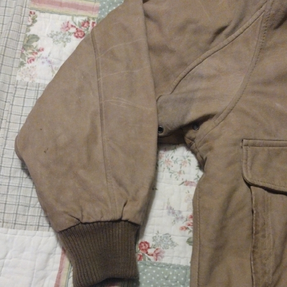 vintage U2 Wear Me Out leather bomber flight jacket. - Picture 10 of 16